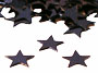 Star Confetti, Navy Blue 1/4" by the pound or packet